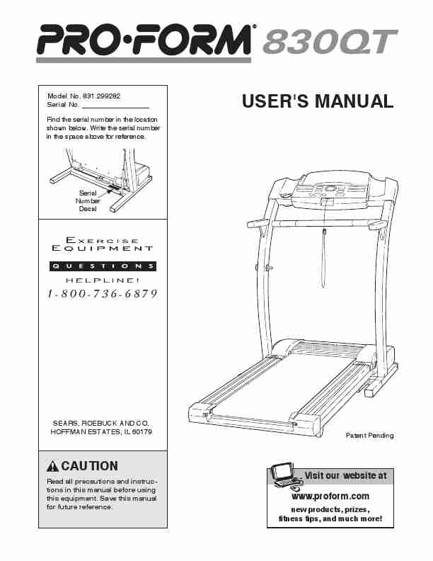 ProForm Treadmill 830QT-page_pdf